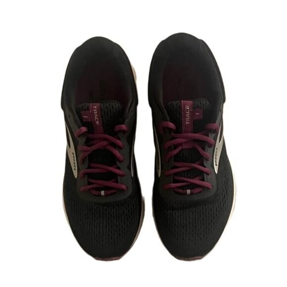 Brooks Trace 1 Women's Black and Purple Running Shoes, Size 8.5 - Picture 3 of 6